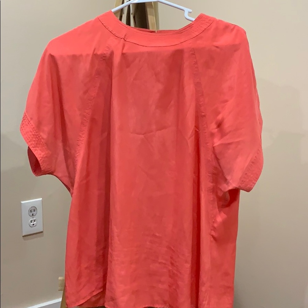 Coral dress shirt